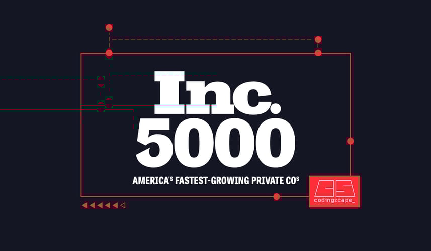 codingscape ranks 550 on inc. 5000 list