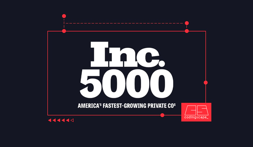 codingscape ranks 550 on inc. 5000 list